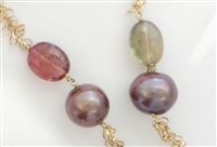 Collana Leaderline Donna in Oro giallo Pietre dure 0941CAGG2FNPM - 0941CAGG2FNPM